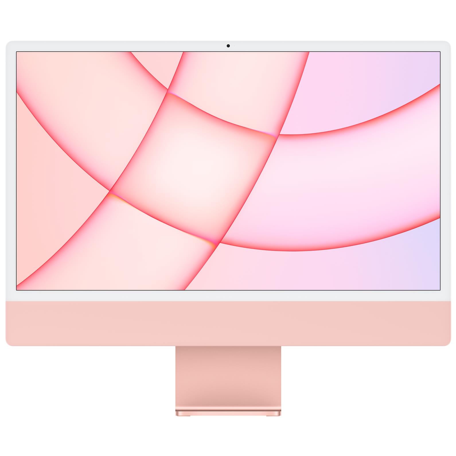 Apple iMac 24-inch (2021) with Retina 4.5K Display, M1 Chip, 8-Core GPU, 256GB SSD - Pink | All-in-One Desktop Computer for Home Office, Graphic Design & Creative Work