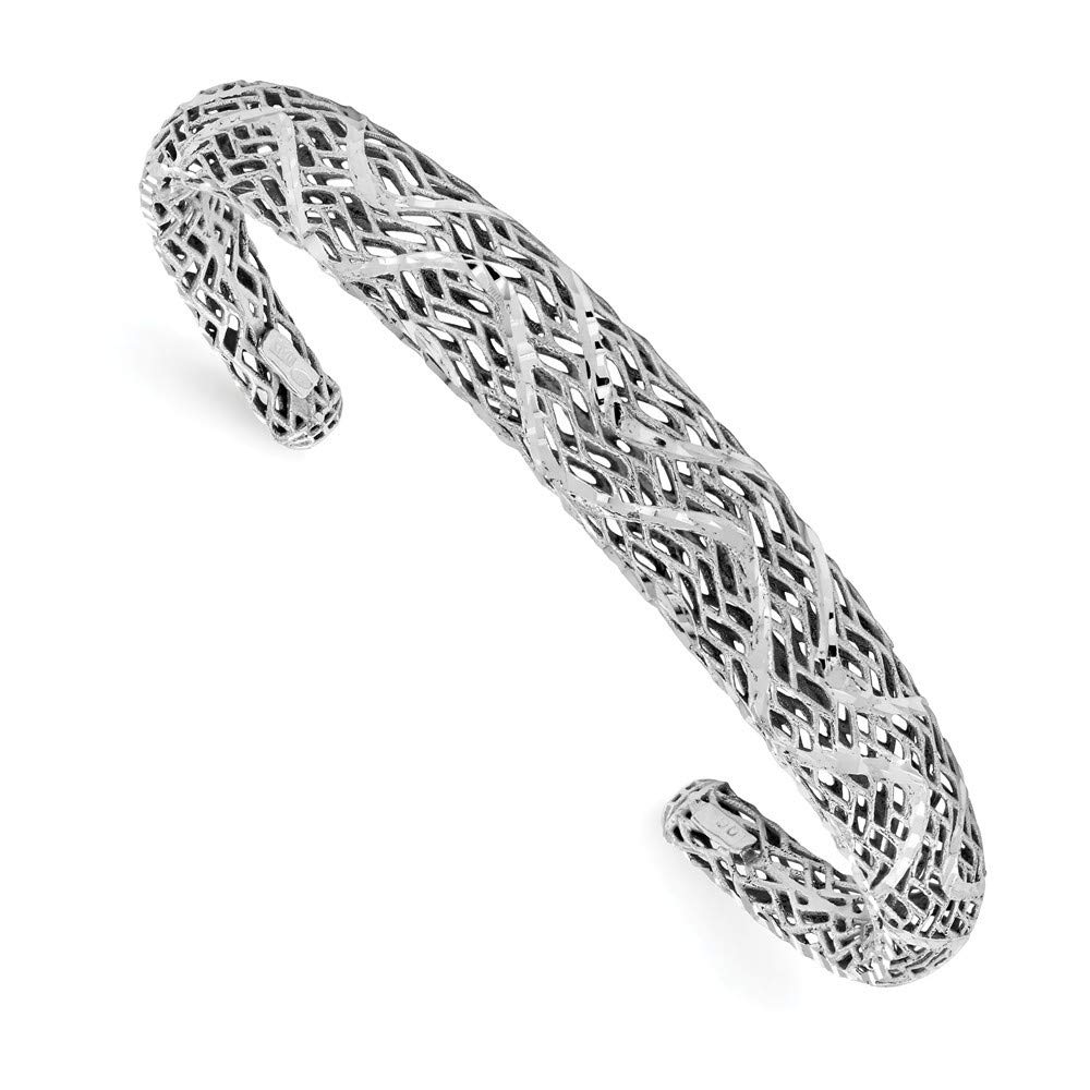 925 Sterling Silver Sparkle Cut Stackable Bangle Bracelet for Women - Elegant Cuff Jewelry Gift for Birthday, Anniversary & Everyday Wear