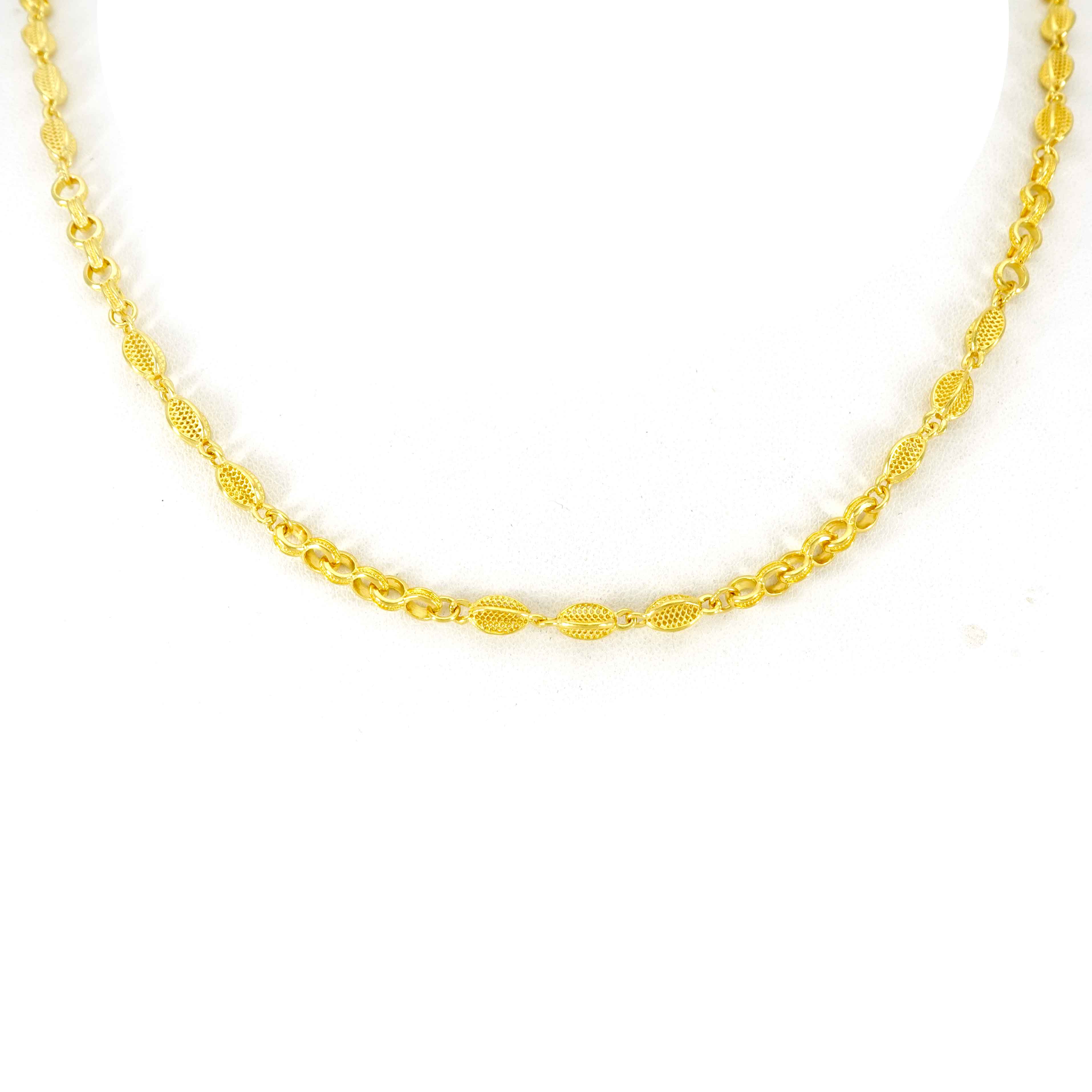 24K Gold Necklace for Women - Elegant & Luxurious Real Gold Jewelry Gift for Her - Perfect for Anniversaries, Weddings & Special Occasions