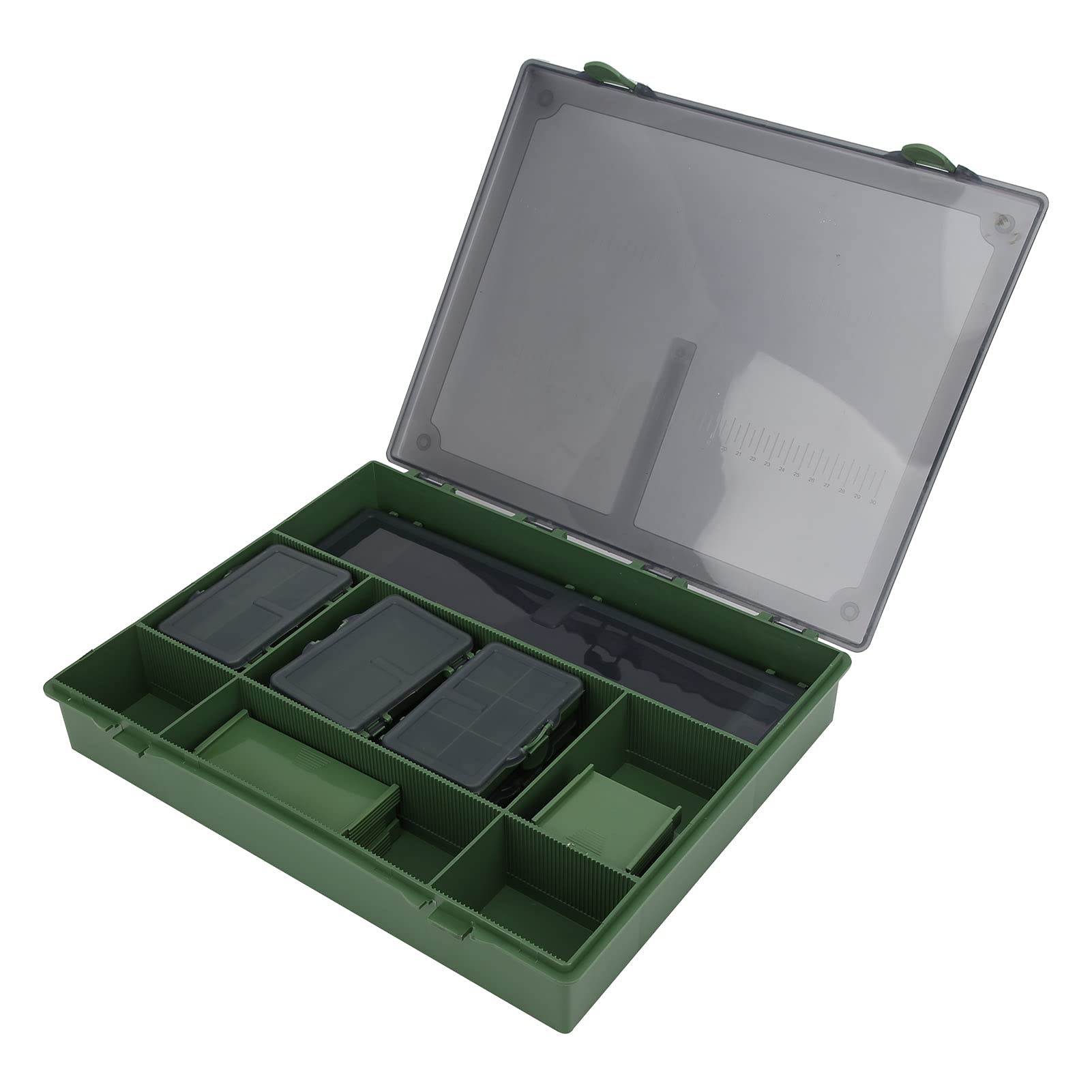 Large Capacity Fishing Tackle Box - Waterproof & Durable Fishing Gear Storage Organizer with Adjustable Dividers - Perfect for Bass, Fly, Saltwater Fishing Accessories