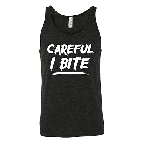 Careful I Bite Funny Unisex T-Shirt - Sarcastic Humor Graphic Tee for Men & Women - Perfect for Parties, Gifts and Casual Wear