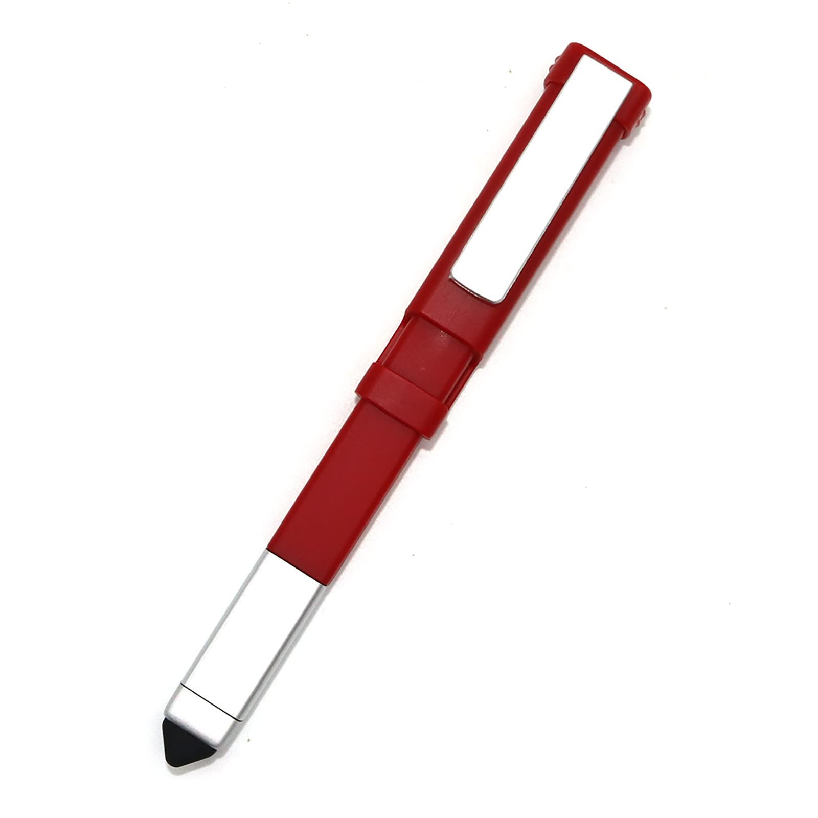 Multi-Function Pen-Shaped Phone Stand with Screwdriver Set - Portable Mobile Phone Holder & Capacitive Stylus Tool (Red AN7) - Perfect for Office, Travel and DIY Repairs