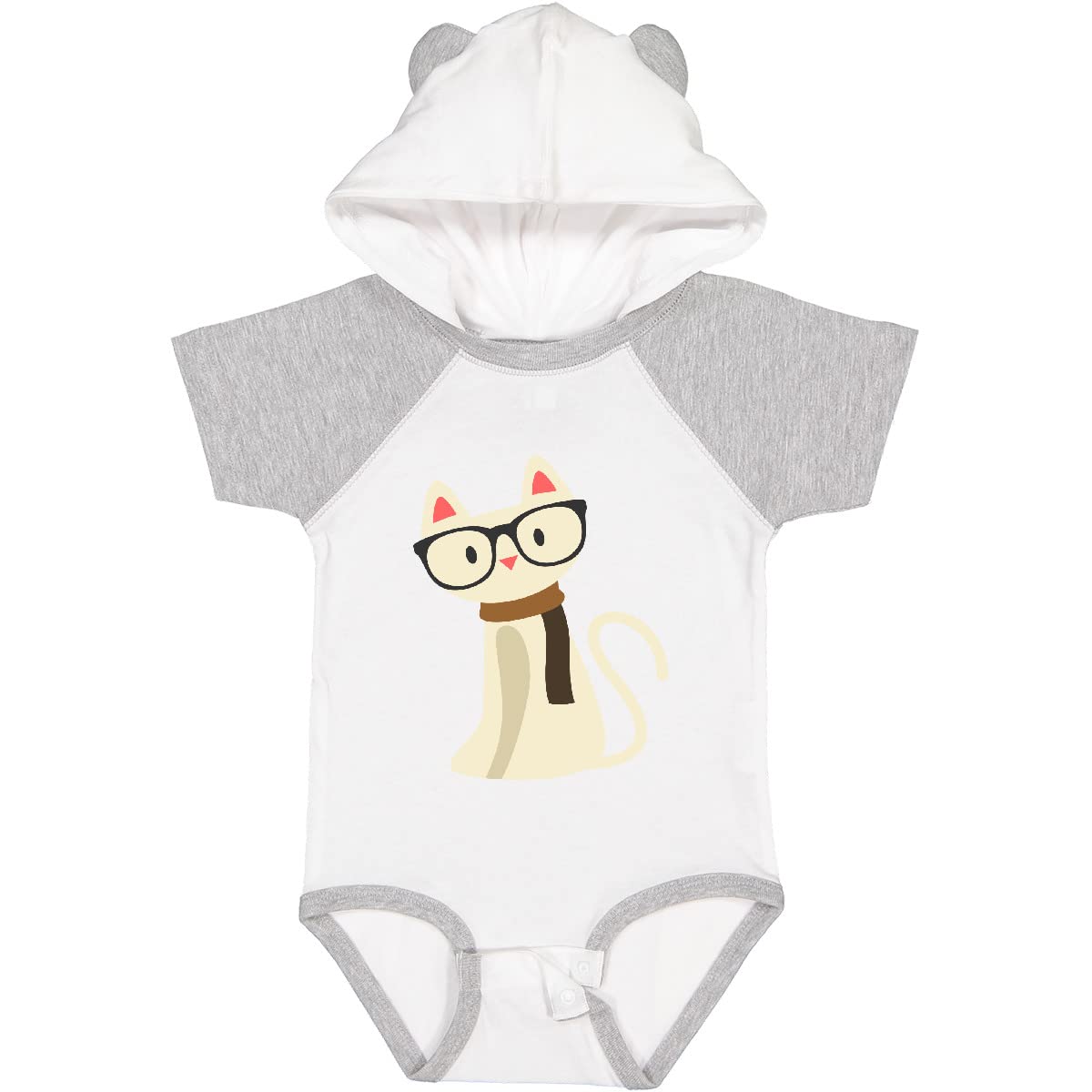 Inktastic Hipster Cat Baby Bodysuit - Cute Cat Lover Onesie for Infants & Toddlers - Perfect for Playdates, Photo Shoots & Everyday Wear