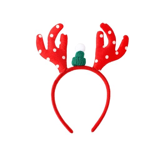 Red Antlers With Hat