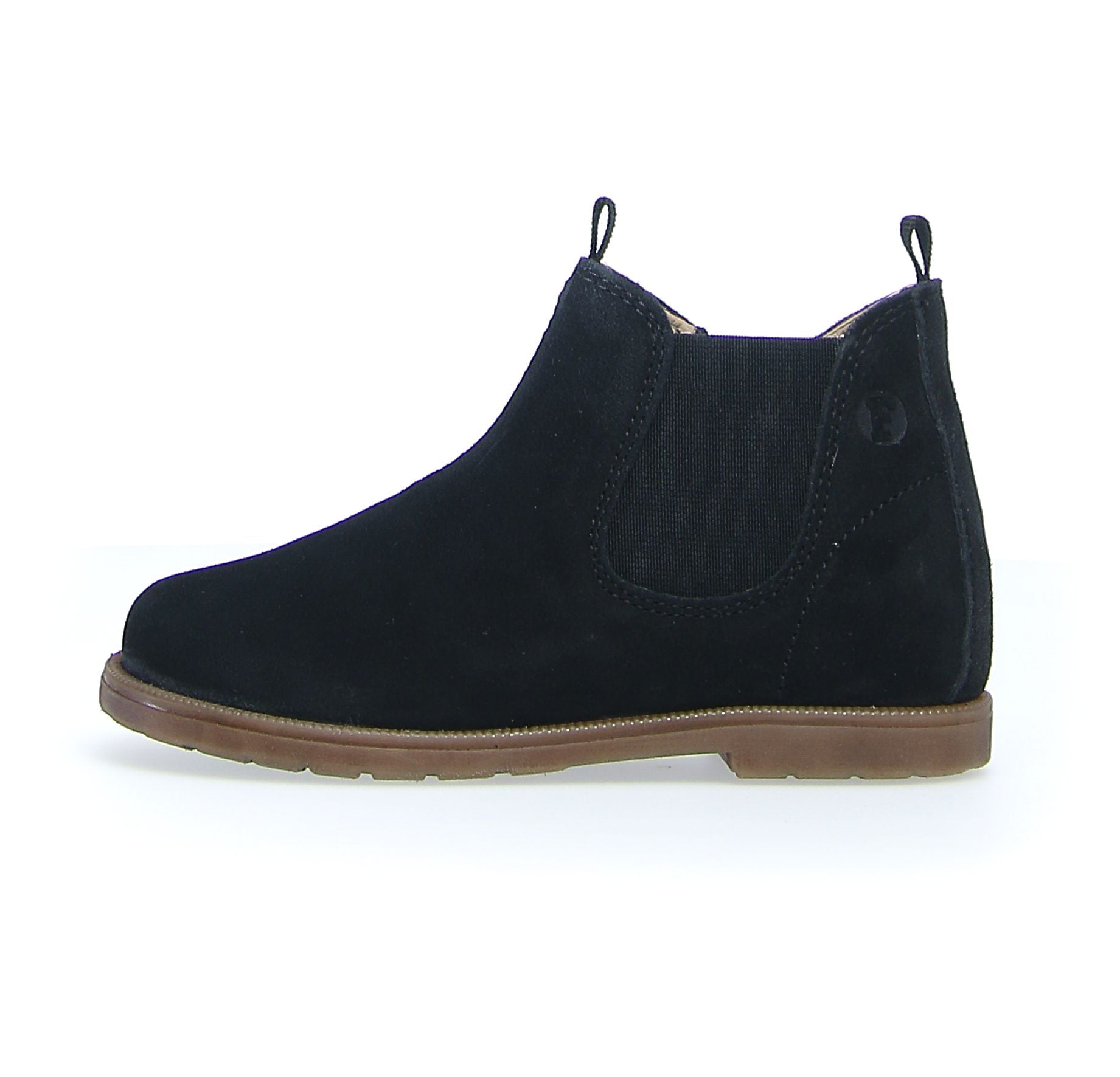Falcotto Kids' Winter Wood Suede Sneakers for Girls & Boys - Black | Warm & Stylish Cold-Weather Footwear for School, Play & Outdoor Activities