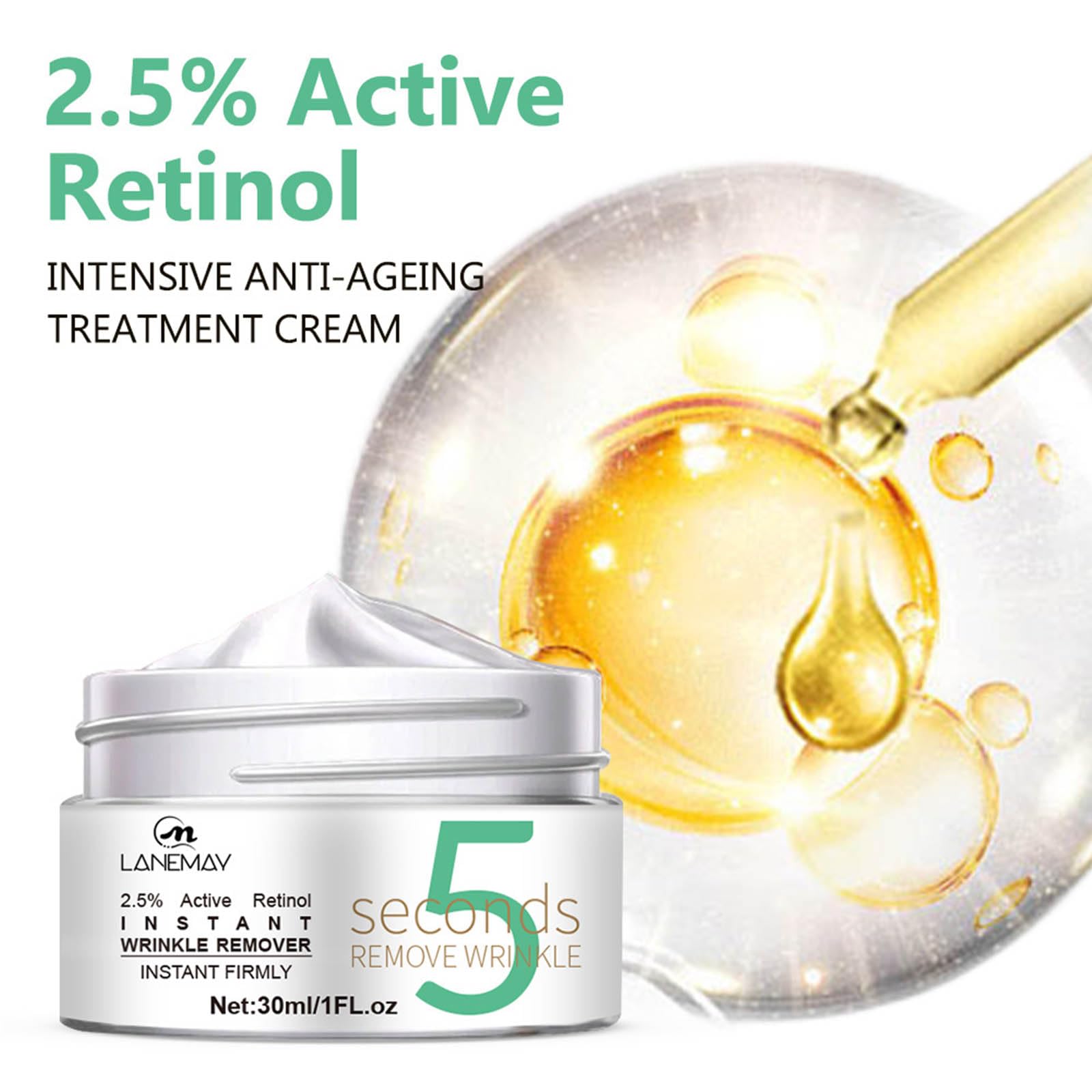 **Caffeine & Retinol Eye Essence Cream for Dark Circles, Puffiness & Wrinkles – Hydrating Collagen Treatment for Under Eye Bags & Fine Lines – Perfect for Morning & Night Skincare Routine**