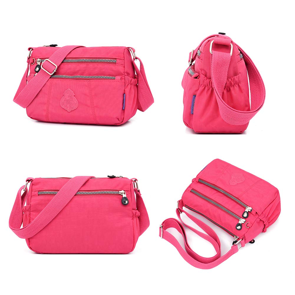 Stylish MINTEGRA Waterproof Shoulder Bag for Women - Lightweight Nylon Crossbody Purse, Perfect for Work, Travel & Everyday Use | Durable Messenger Bag for Commuting, Shopping & Outdoor Activities