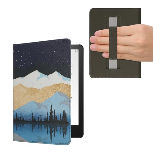 Starry Night Lake White / Light Brown / Dark Blue