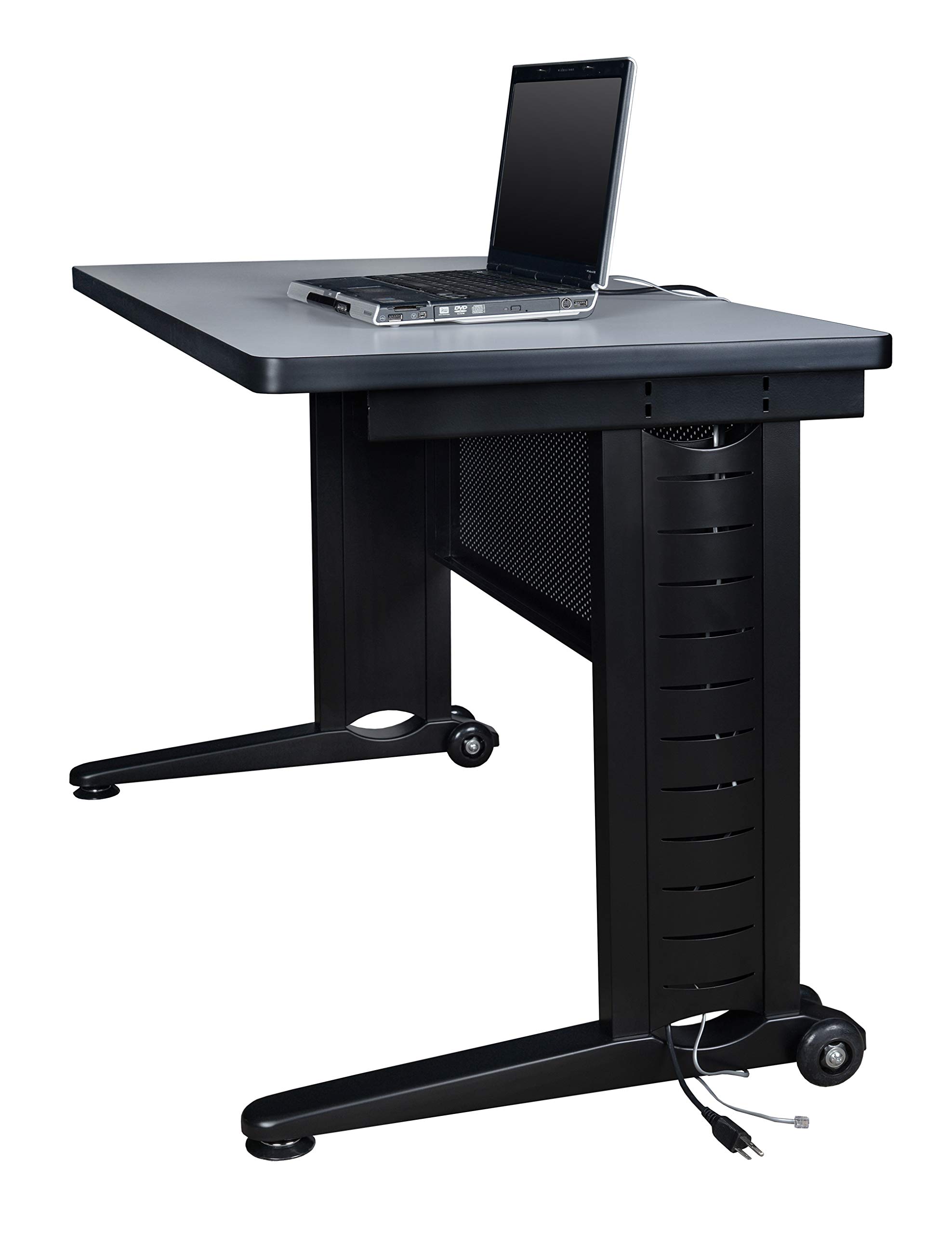 Black Regency Casters for Fusion Desks & Tables - Office & Home Use
