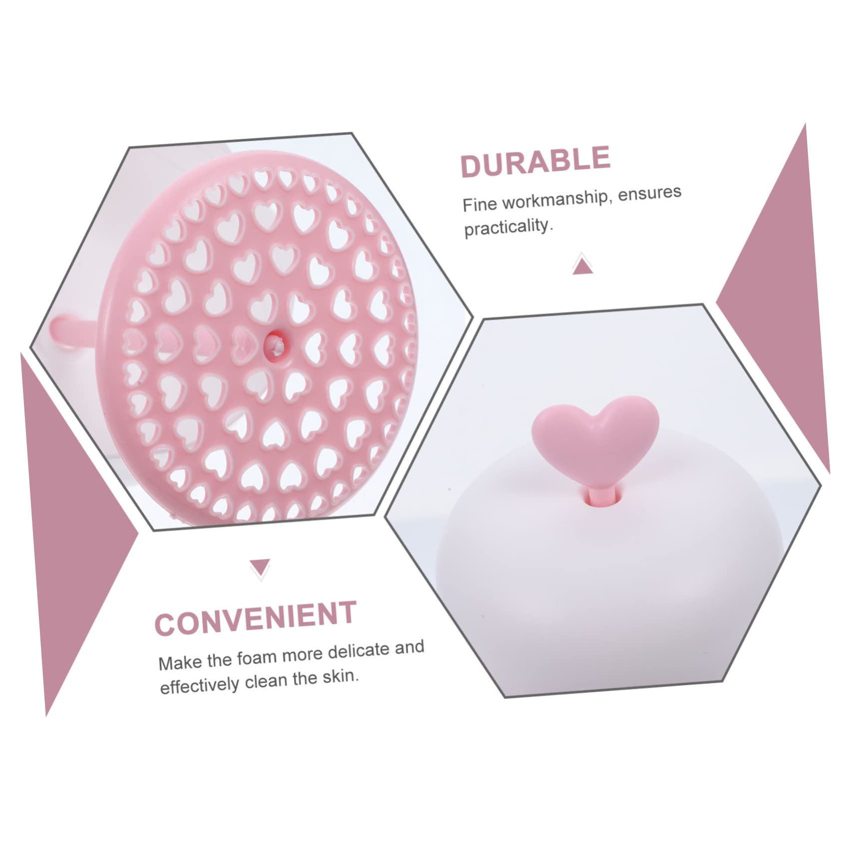 FOMIYES 3-Piece Deep Marshmallow Foamers - Handheld Skin Care Foam Maker Tool for Cream & Cleanser | Rich Lather Generator | Cute Bath Accessory | Perfect for Facial Cleansing, Shaving & DIY Skincare at Home