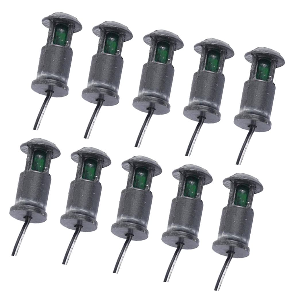 SM SunniMix 10pcs Mini Solar LED Landscape Lights - Waterproof Outdoor Garden Decor for Pathway, Yard, Lawn & Patio Lighting | Perfect for Landscape Scenery, Walkways and Backyard Decoration