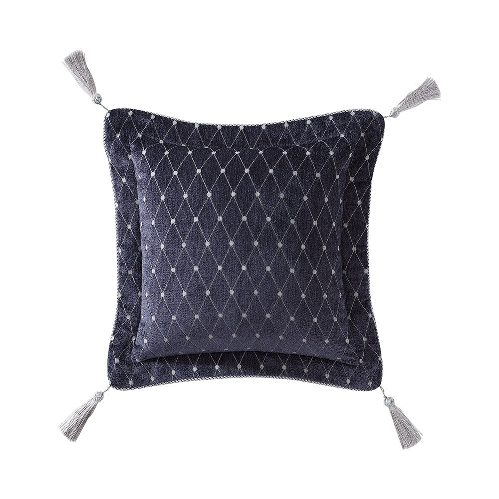 Esmeralda Ink Square Cushion Pillowcase by Davinci - Soft Decorative Throw Pillow Cover for Sofa, Bed, Living Room & Home Decor