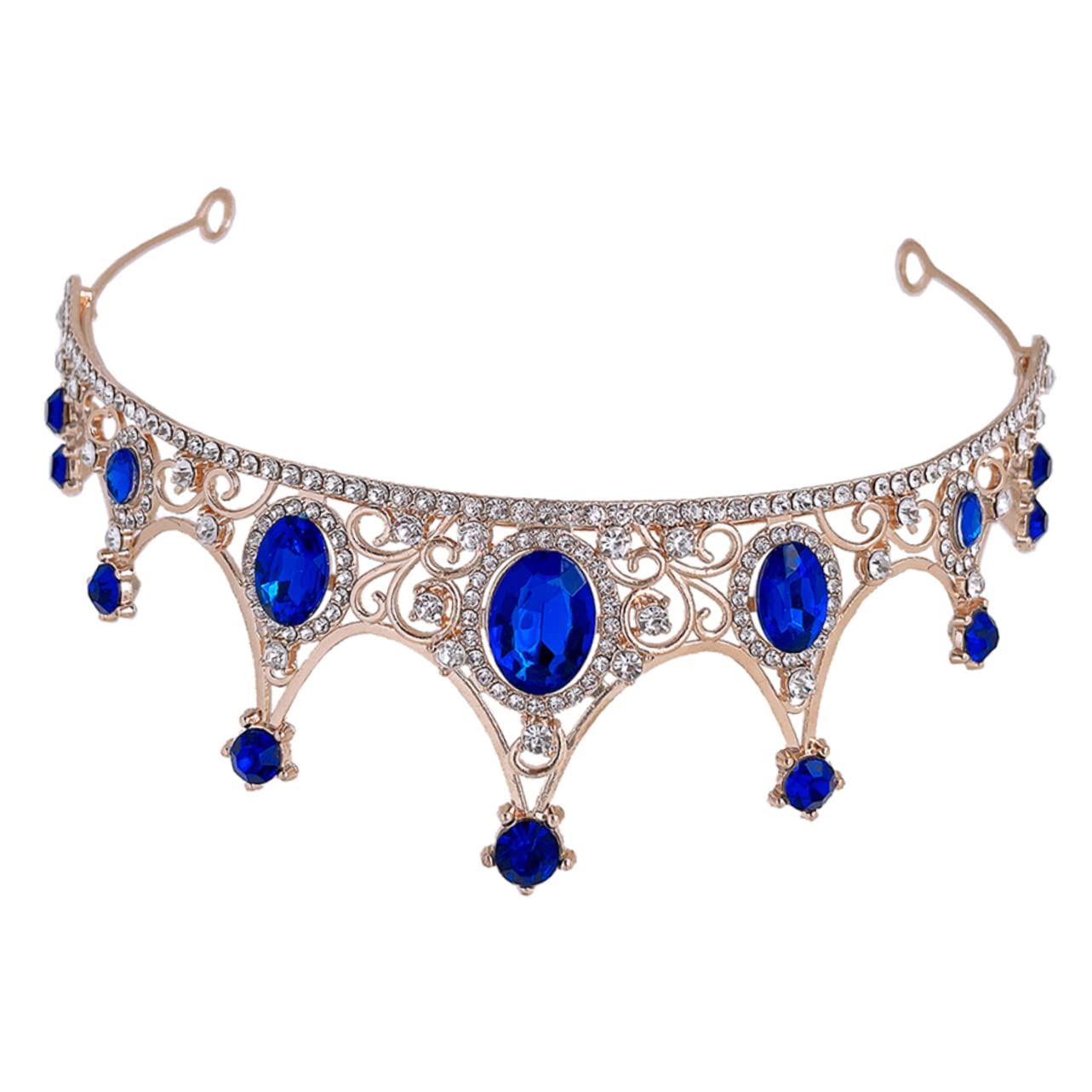 Abaodam 3-Piece Crown Diamond Hair Accessories Set - Princess & Bridal Tiaras for Women & Girls - Perfect for Weddings, Banquets, and Special Occasions