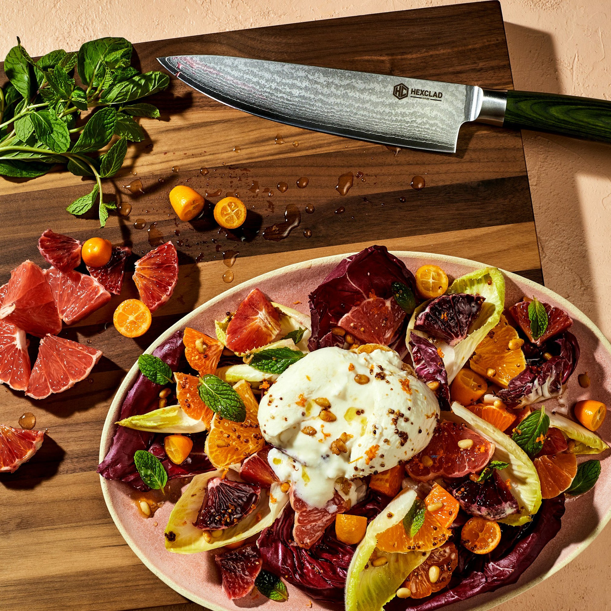 Premium Damascus Steel 20cm (8-inch) Chef Knife - Professional Kitchen Knife for Slicing, Dicing & Chopping - Perfect for Home Cooks & Professional Chefs