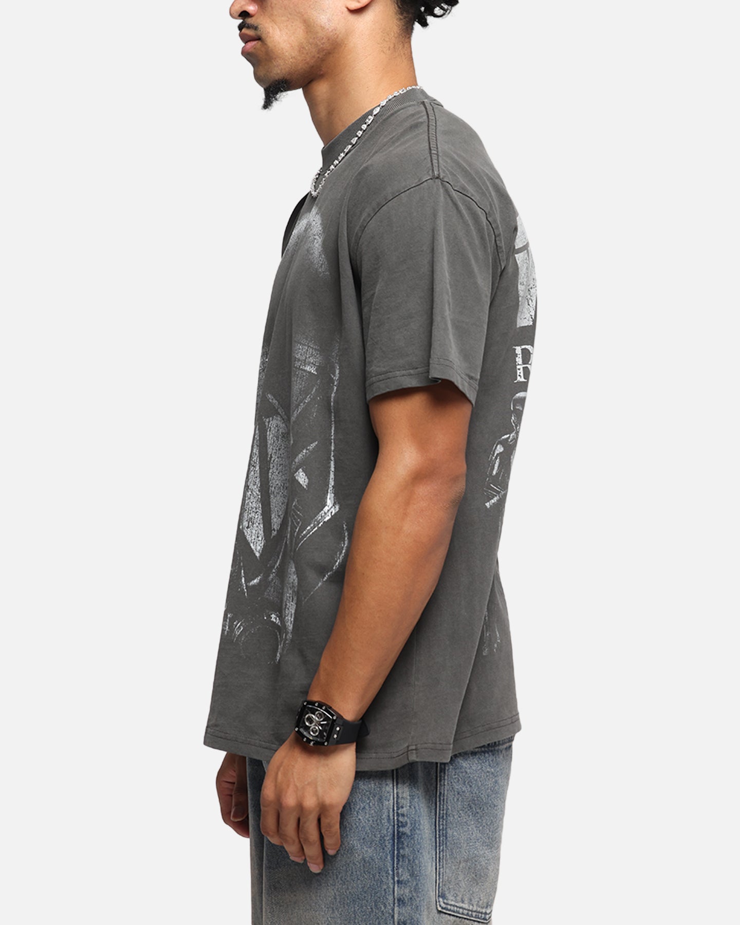 Vintage Star Wars Death Trooper Graphic T-Shirt - Black Washed Cotton Tee for Men & Women | Casual Wear, Cosplay & Fan Merchandise