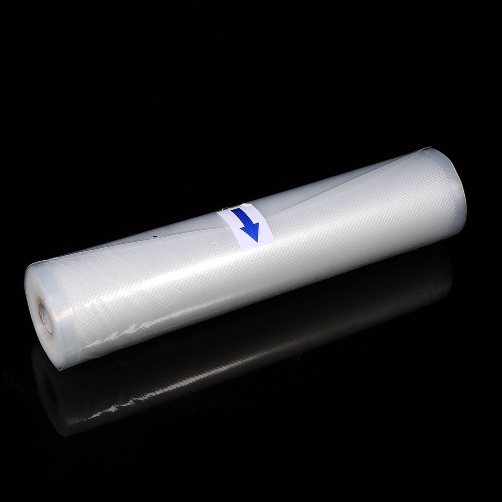 Premium Vacuum Seal Bags - 25x500cm (9.84x196.85in) Food Grade PA Material Vacuum Sealer Storage Bags | Multi-Layer Construction for Airtight Food Preservation | Ideal for Sous Vide, Meal Prep & Long-Term Food Storage