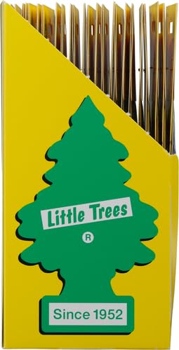 LITTLE TREES Car Air Freshener - 2 Pack Hanging Paper Tree for Home & Car | New Car Scent | Eliminate Odors in Vehicles, Offices & Small Spaces