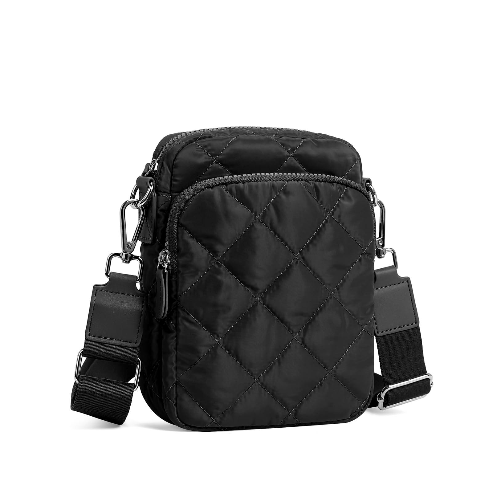 WESTBRONCO Small Quilted Crossbody Bag for Women - Waterproof Shoulder Purse with Card Slots & Phone Pocket | Perfect for Travel, Shopping & Everyday Use