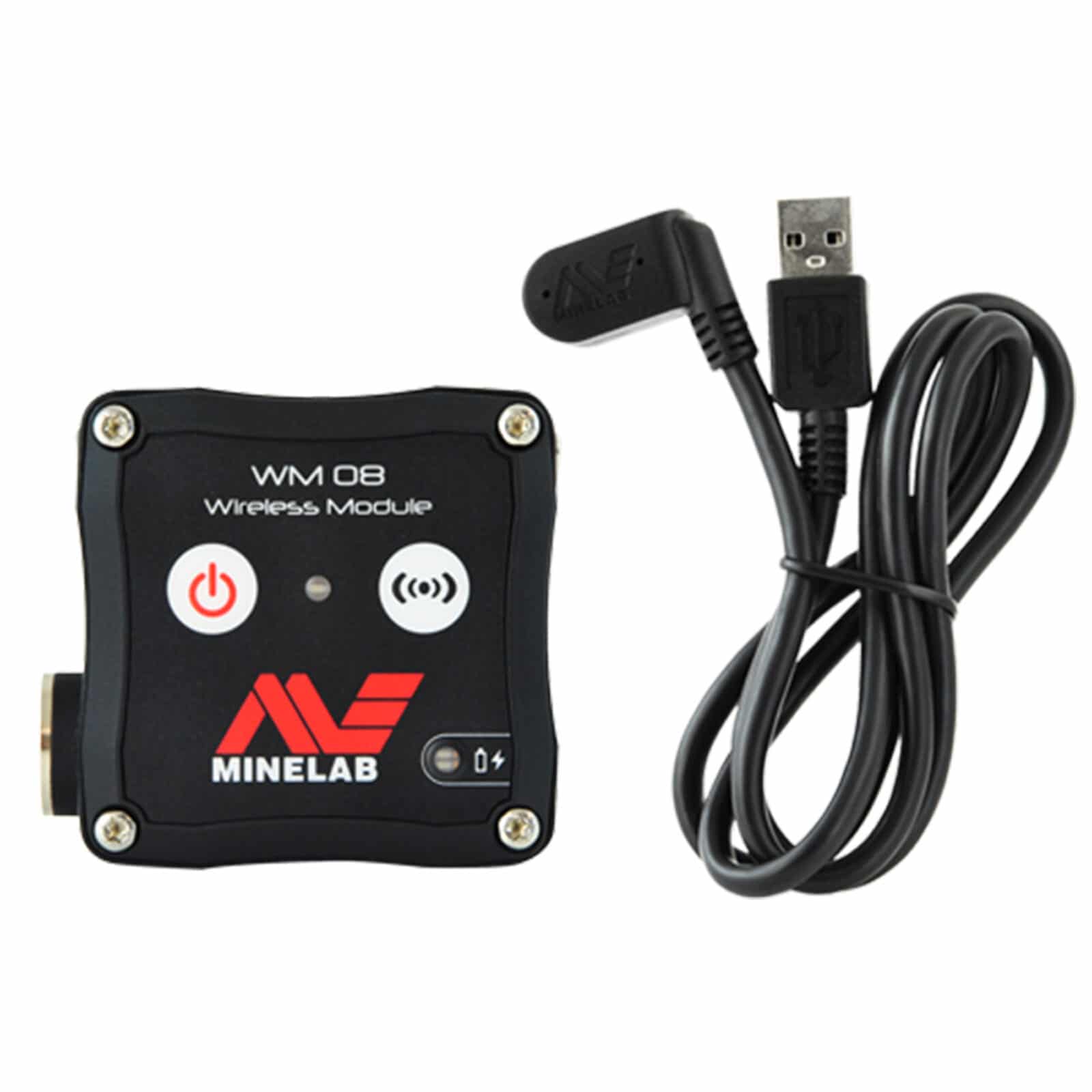 Minelab WM 08 Wireless Audio Module for Equinox 600 & 800 Metal Detectors - Wireless Headphones for Treasure Hunting & Metal Detecting Adventures