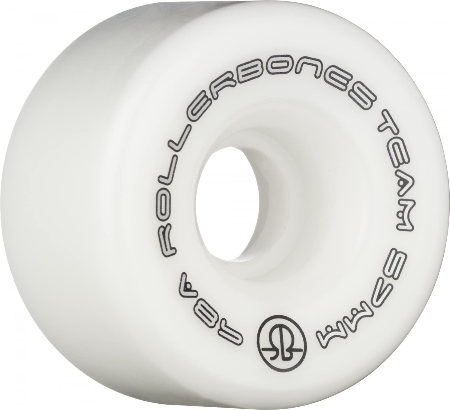 Rollerbones Team Logo 98A Recreational Roller Skate Wheels (Set of 8) - Perfect for Indoor/Outdoor Skating, Roller Derby & Rink Use