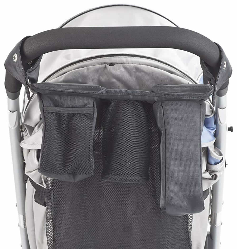 Valco Baby Universal Stroller Caddy - Convenient Stroller Organizer for Diapers, Toys & Essentials - Perfect for Shopping, Travel & Outdoor Adventures with Baby