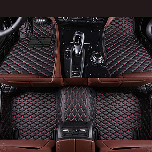 black with red stiching