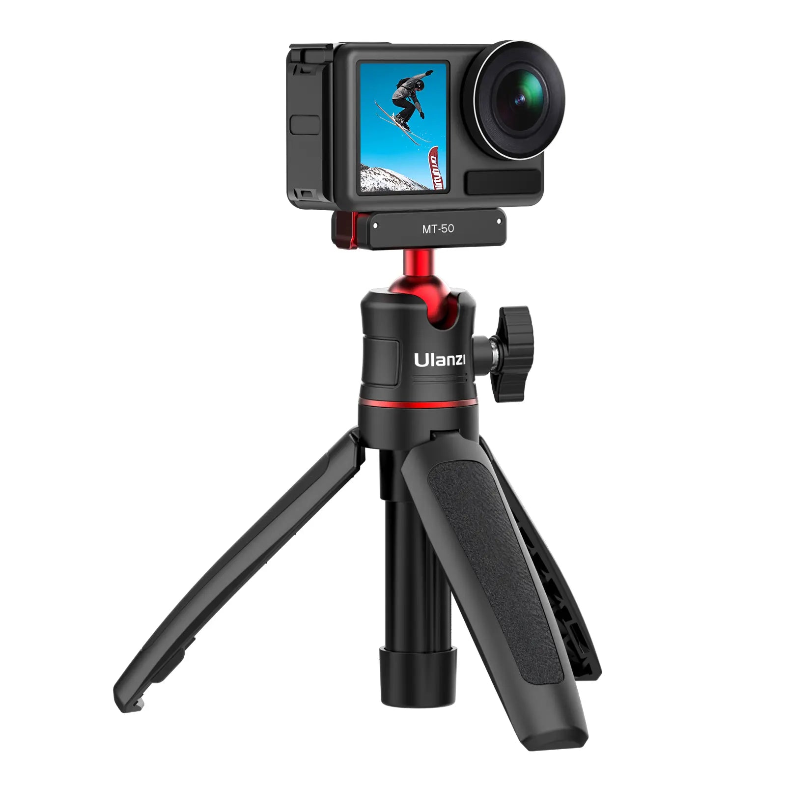 Ulanzi Magnetic Quick Release Tripod Mount for DJI Action 2/3/4 - 2829A Lightweight Travel Tripod for Vlogging, Action Camera & Smartphone Photography - Perfect for Outdoor Adventures, Travel & Content Creation