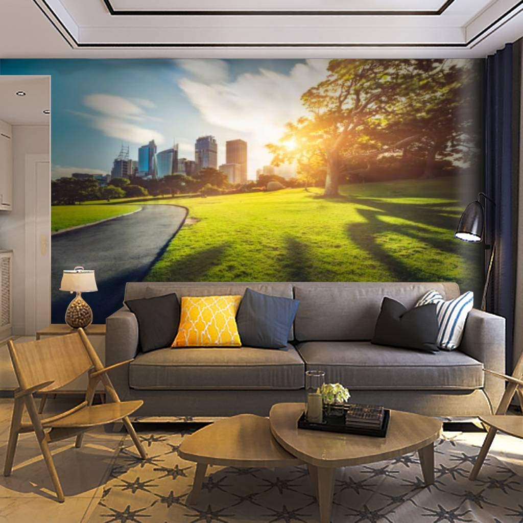 Self-Adhesive Removable Peel & Stick Wallpaper Mural - Sydney CBD Skyline Wall Decal for Living Room, Bedroom & Office Decor | Easy DIY Home Craft Decoration