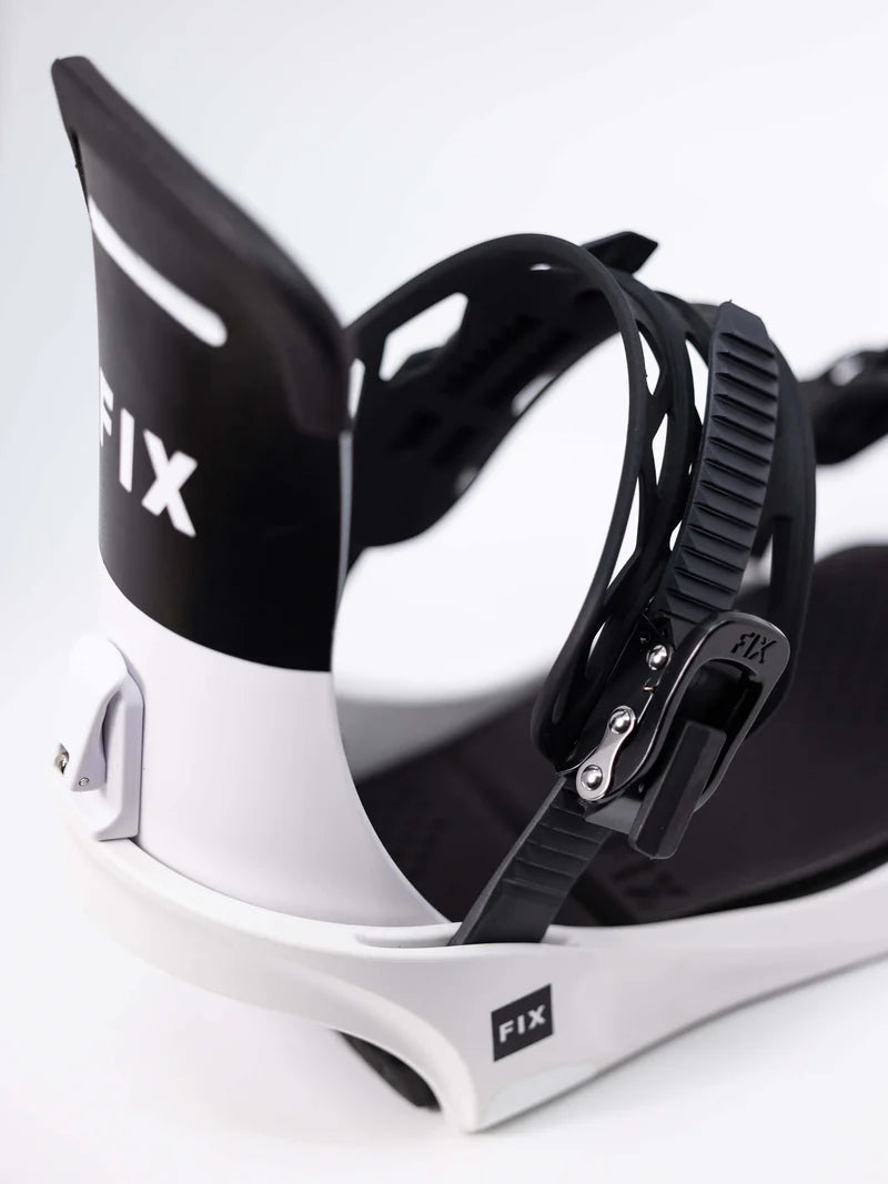 Fix Nation 2024 Snowboard Bindings - High-Performance Adjustable Snowboard Bindings for All-Mountain & Freestyle Riding - Perfect for Powder, Park & Backcountry Adventures