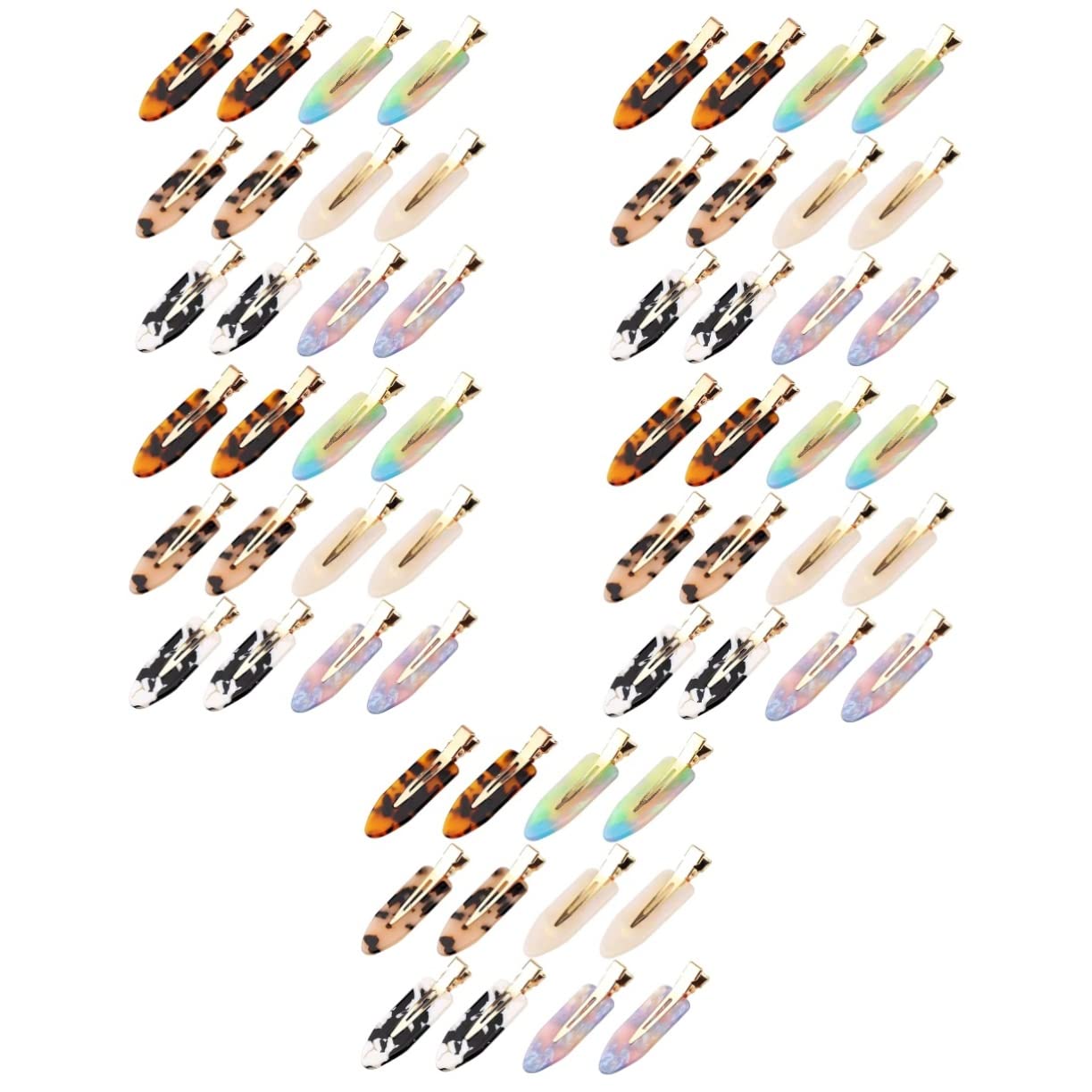 Beavorty 60 Pcs Small Alligator Hair Clips for Women - No Crease Hairpins, Hair Accessories & Makeup Essentials - Perfect for Styling, Updos, and Everyday Use