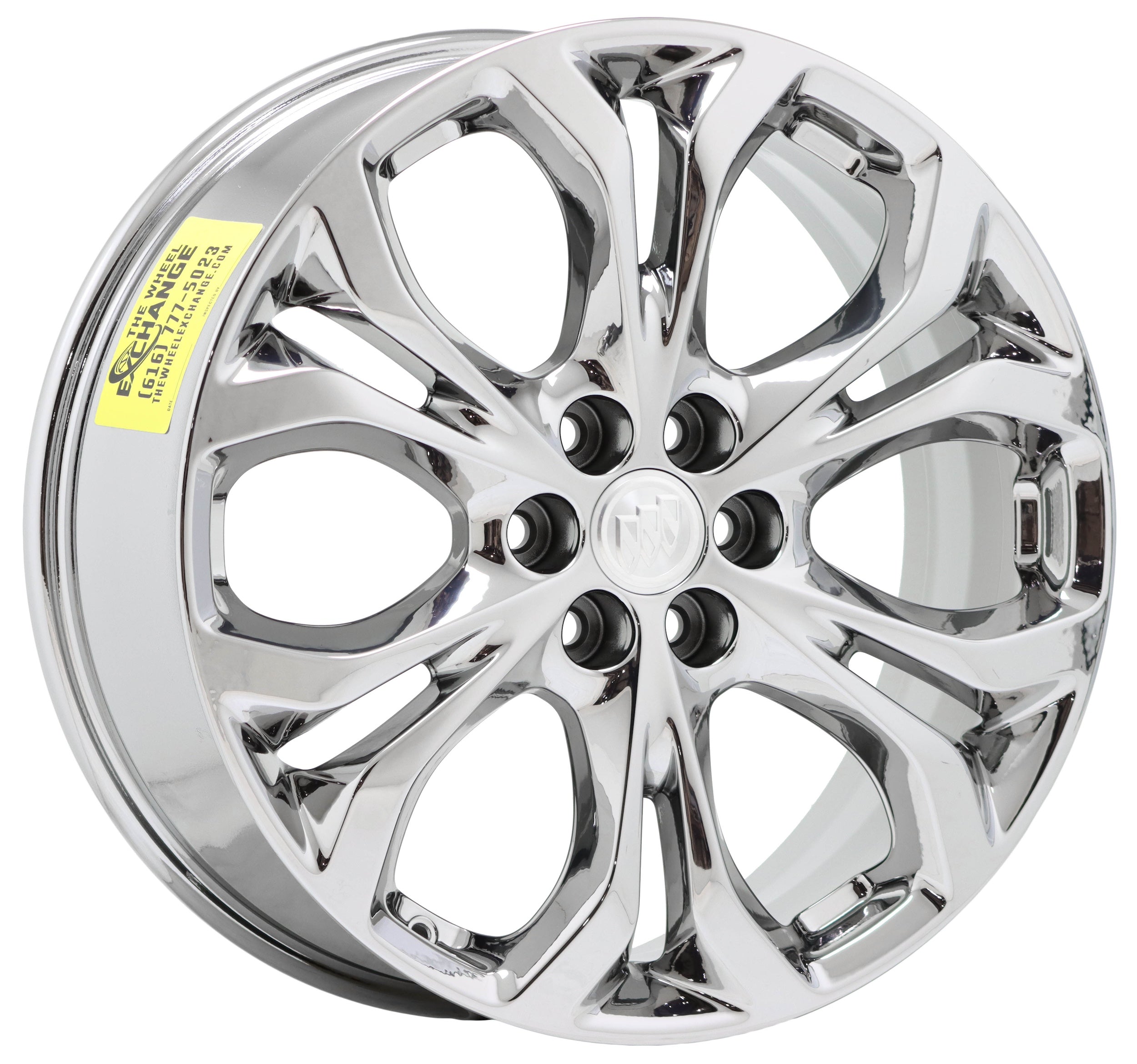 **2018-2021 Buick Enclave OEM Bright Chrome Wheels Rims Set of 4 (Part #5851) – Perfect for Upgrades & Luxury Styling**    *(Use Case: Enhance your Buick Enclave's appearance with these factory-original chrome wheels, ideal for replacements, custom builds, or luxury vehicle upgrades.)*