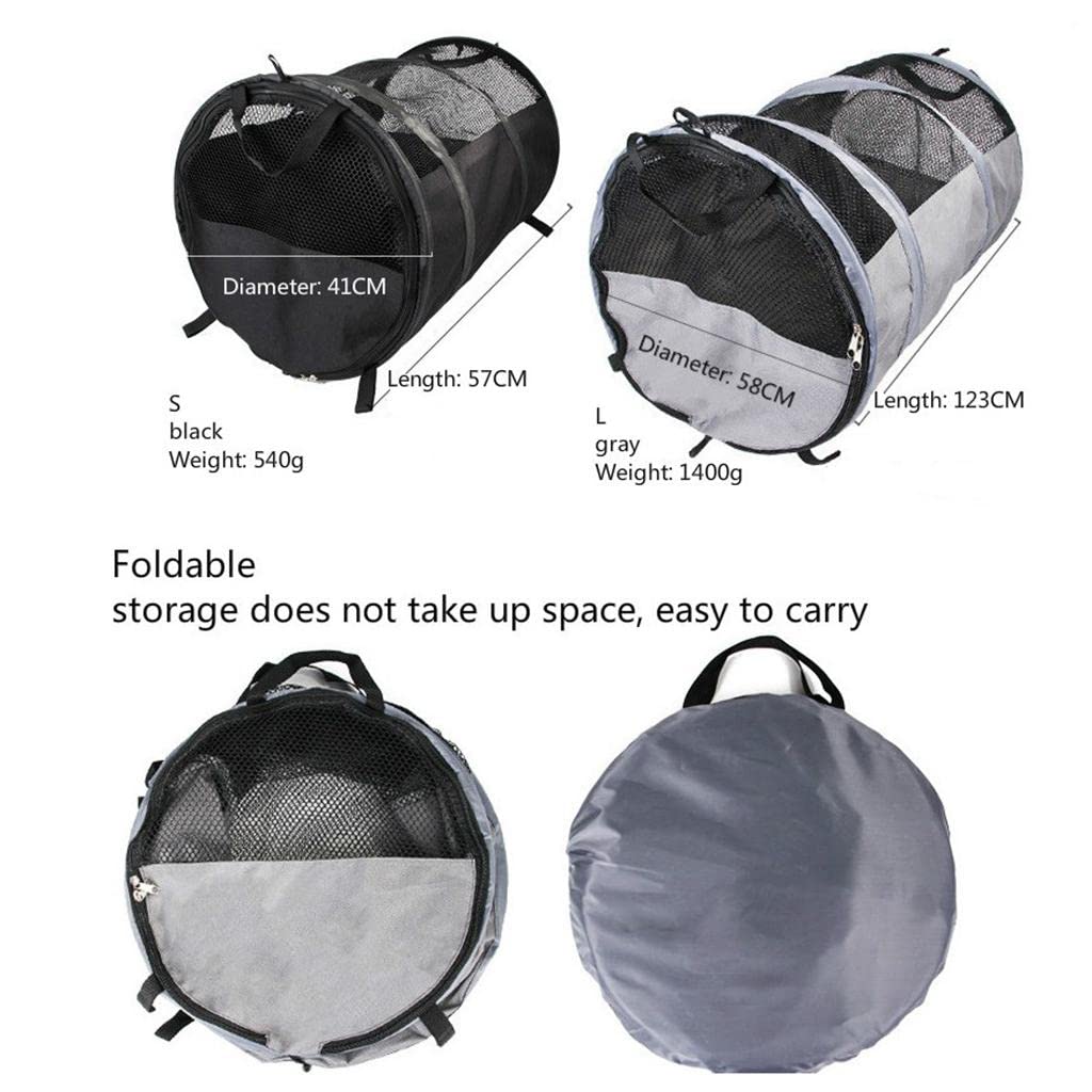 Enakshi Foldable Pet Dog Carrier Bag for Car Travel - Soft, Lightweight & Portable Black (Large) | Pet Supplies | Dog Carriers & Totes | Perfect for Road Trips, Vet Visits & Outdoor Adventures