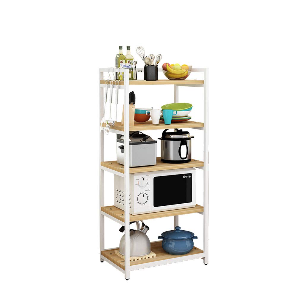 Sturdy 3-Tier Kitchen Organizer Shelf - Space-Saving Microwave & Oven Rack for Pots, Dishes & Spices - Perfect for Small Kitchens & Pantry Storage
