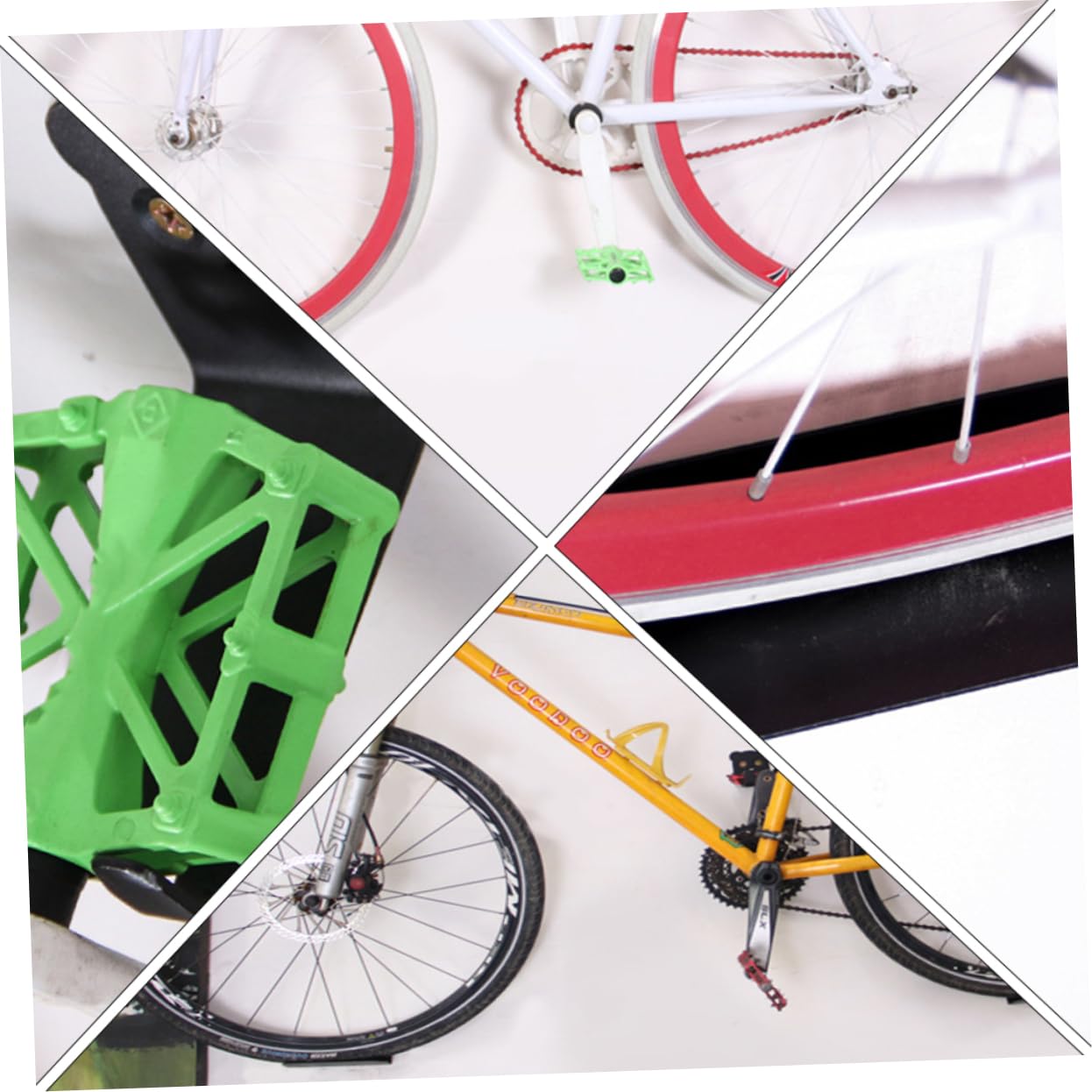 BESPORTBLE Bike Wall Mount Hanger - Heavy Duty Garage Bicycle Storage Rack, Easy to Install & Remove - Perfect for Garage, Basement, Apartment & Indoor Cycling Storage