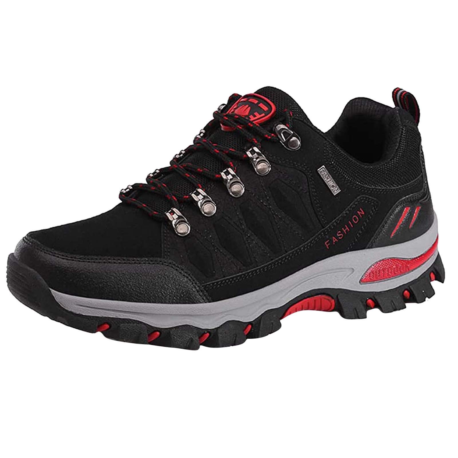 Breathable Non-Slip Hiking Shoes for Men - Outdoor Climbing & Trail Walking Sneakers - Size 11 - Perfect for Couples Hiking Adventures & Mountain Trekking