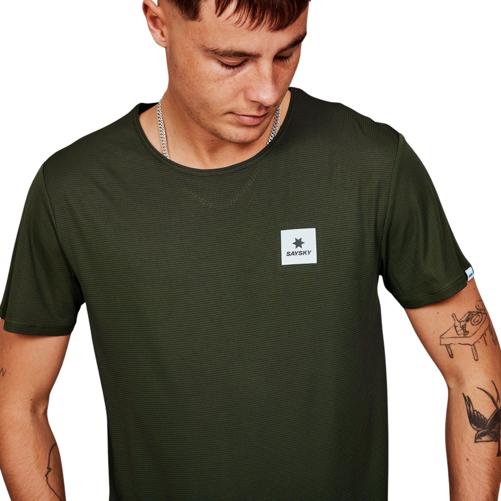Men's Saysky Clean Flow T-Shirt - Lightweight, Breathable & Comfortable for Running, Gym & Casual Wear