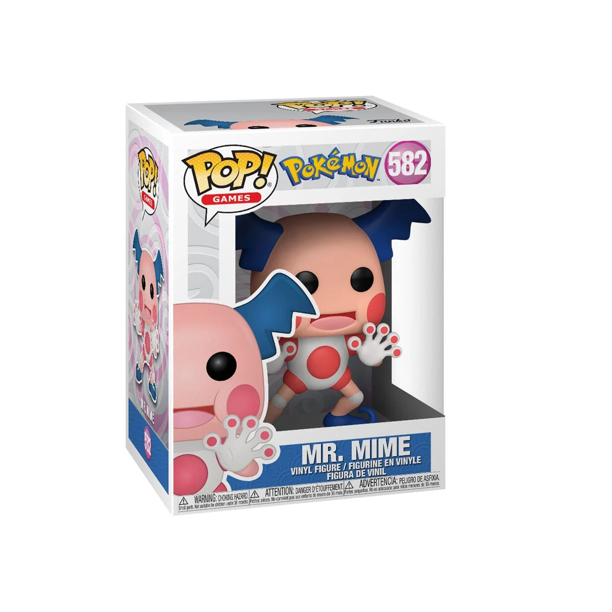 Pokemon Mr. Mime Plush Toy - Official Licensed Collectible for Kids & Adults - Perfect for Gifts, Decor, and Pokemon Fans Collection