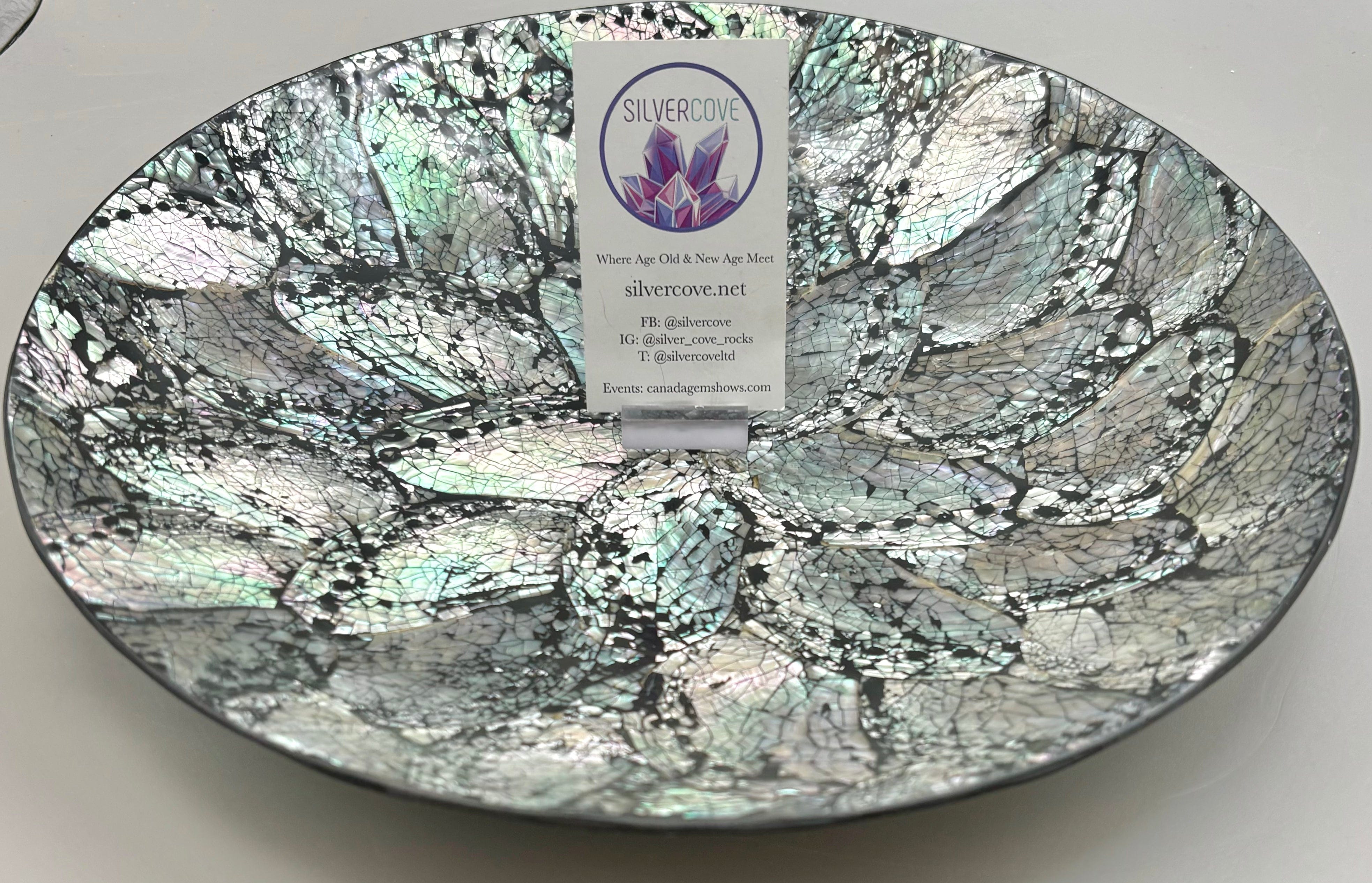 Premium Australian Abalone Shell Plate - Large Natural Seashell Serving Dish for Sushi, Seafood, Appetizers & Home Decor