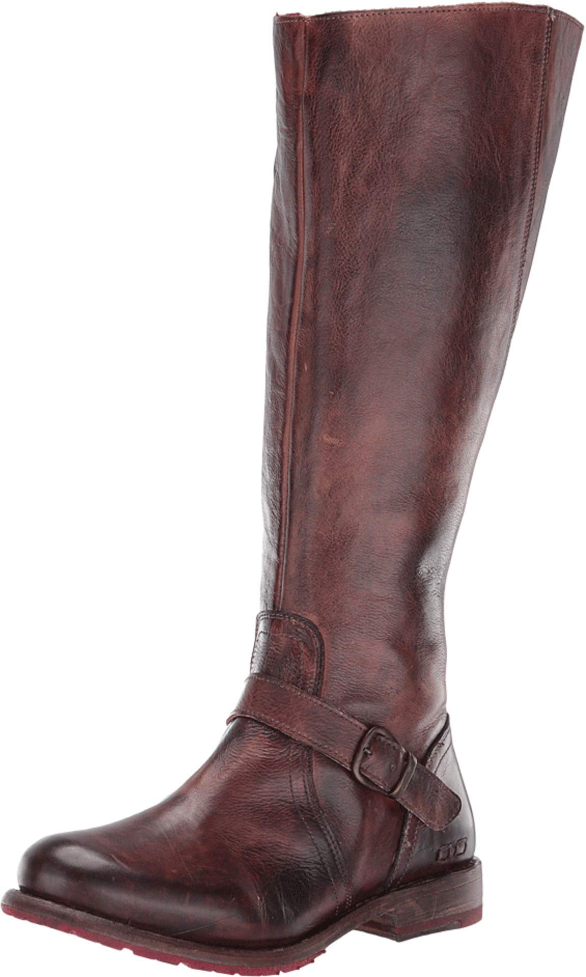Bed|Stu Glaye Wide Calf Boots for Women - Comfortable & Stylish Leather Boots for Wide Calves | Perfect for Casual Outfits, Work & Winter Fashion