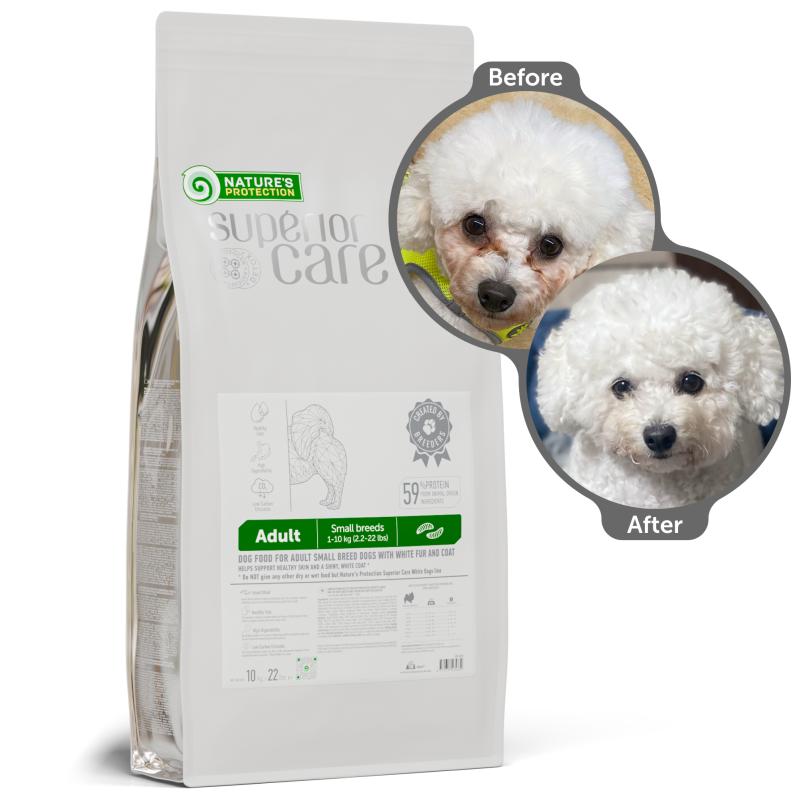 Premium Insect-Based Dog Food for Small Breeds - Light Coat Formula | High-Protein Nutrition for Adult Dogs | Ideal for Sensitive Skin & Digestive Health