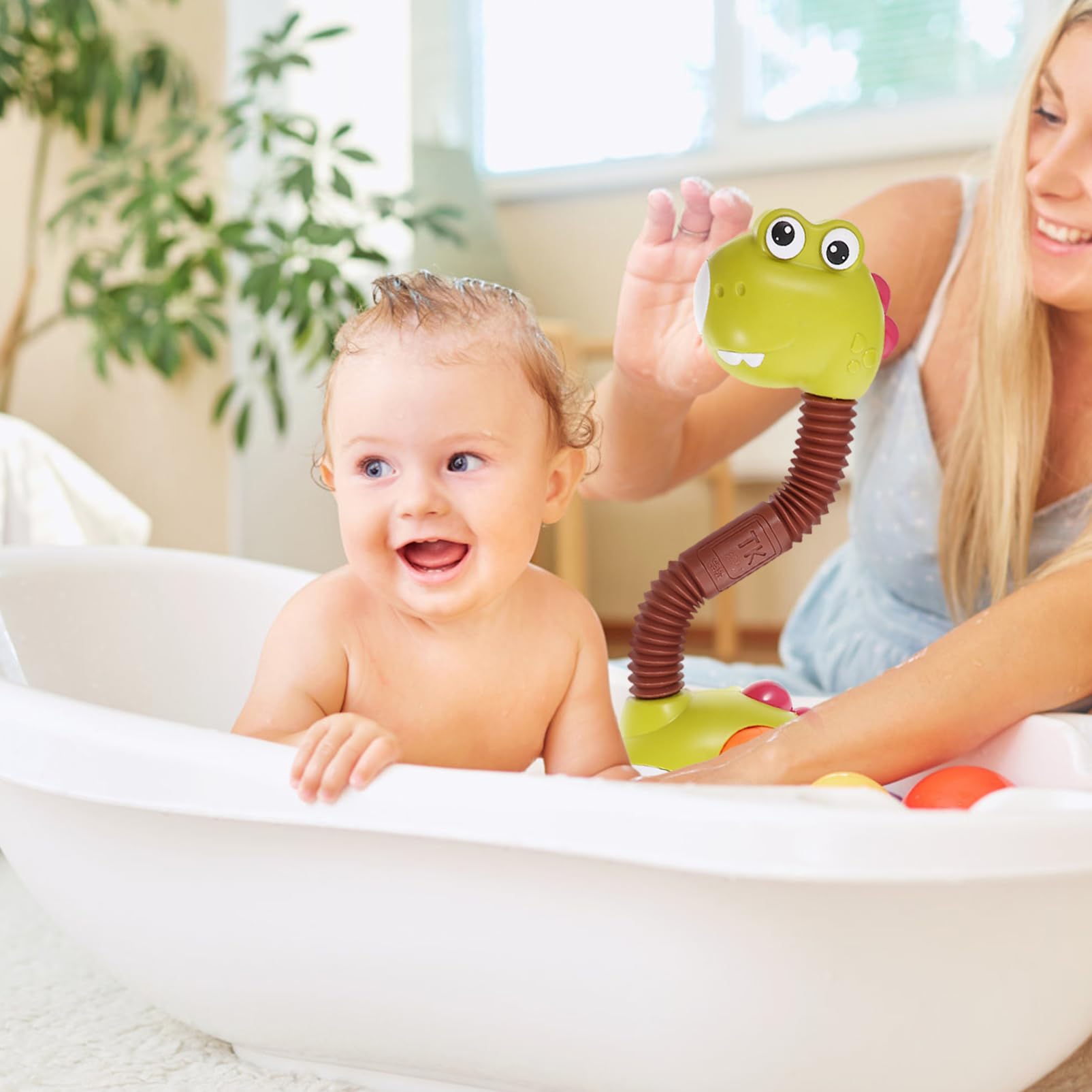 Hoement Kids Shower Head - Fun Animal Shaped Bath Sprayer Toy for Children, Plastic Swim Shower Head for Toddlers & Kids - Perfect for Bath Time Play & Learning Water Safety