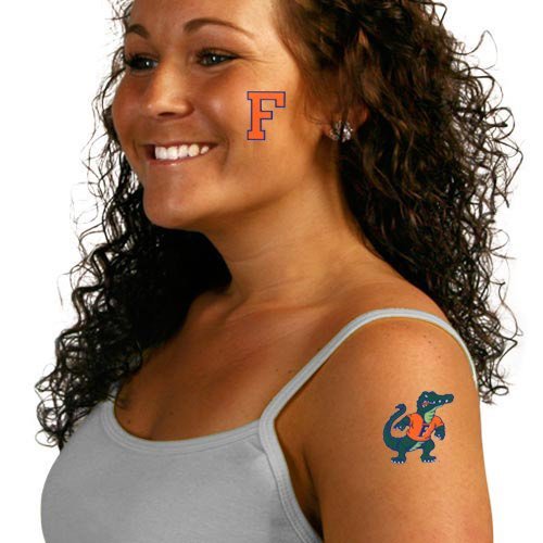 Wincraft NCAA University of Florida Temporary Tattoos - Black - Show Your Team Spirit for Game Day, Tailgating & Fan Events