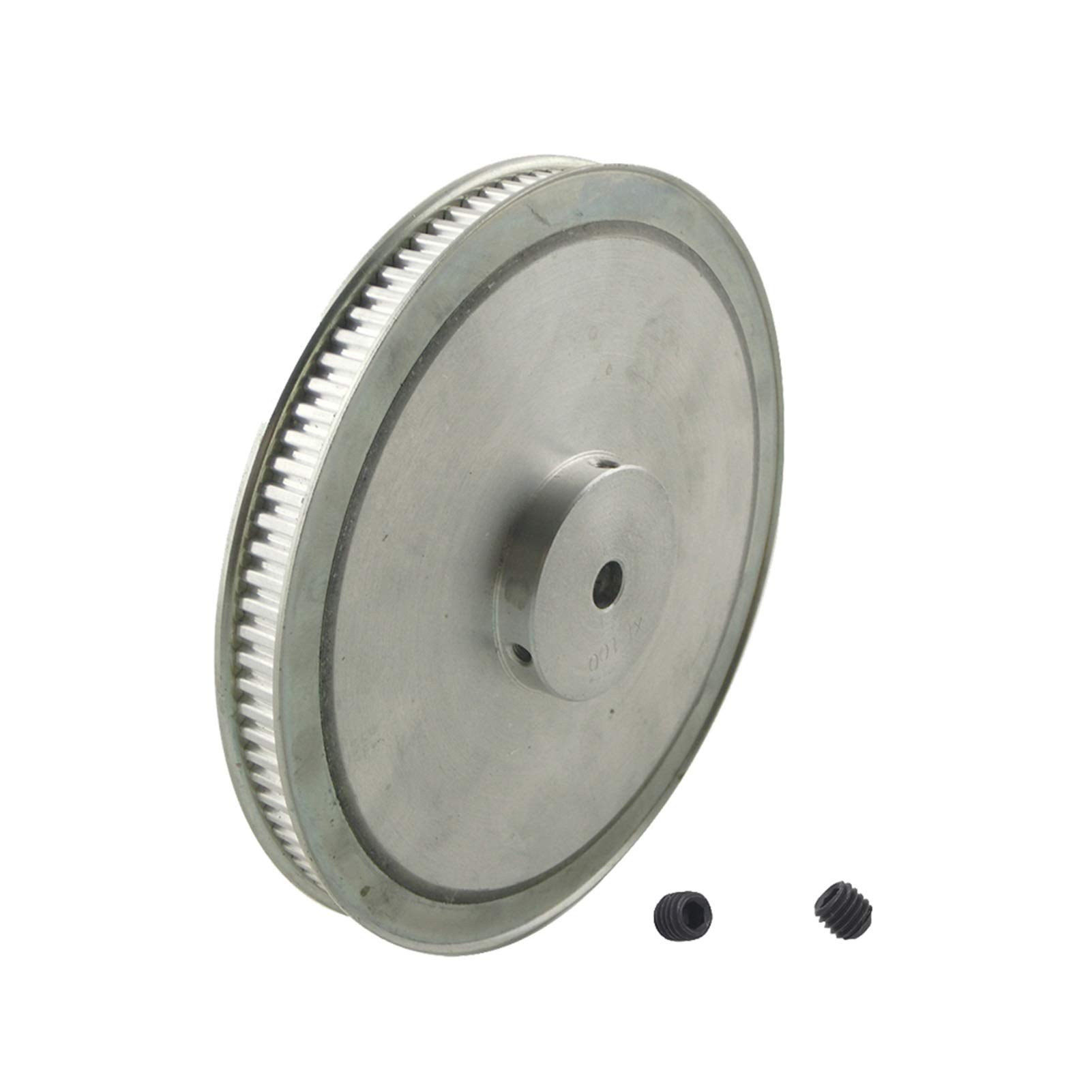 100T XL Timing Pulley - 10mm/12mm Bore Aluminum Synchronous Wheel Pulley with 11mm Belt Width for Motors & Drive Systems | Perfect for CNC Machines, 3D Printers & Industrial Automation Equipment