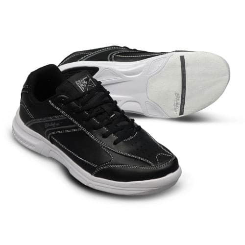 KR Strikeforce Flyer Lite Black Men's Bowling Shoes - Lightweight & Comfortable for Competitive Play - Perfect for League Nights & Tournament Bowling