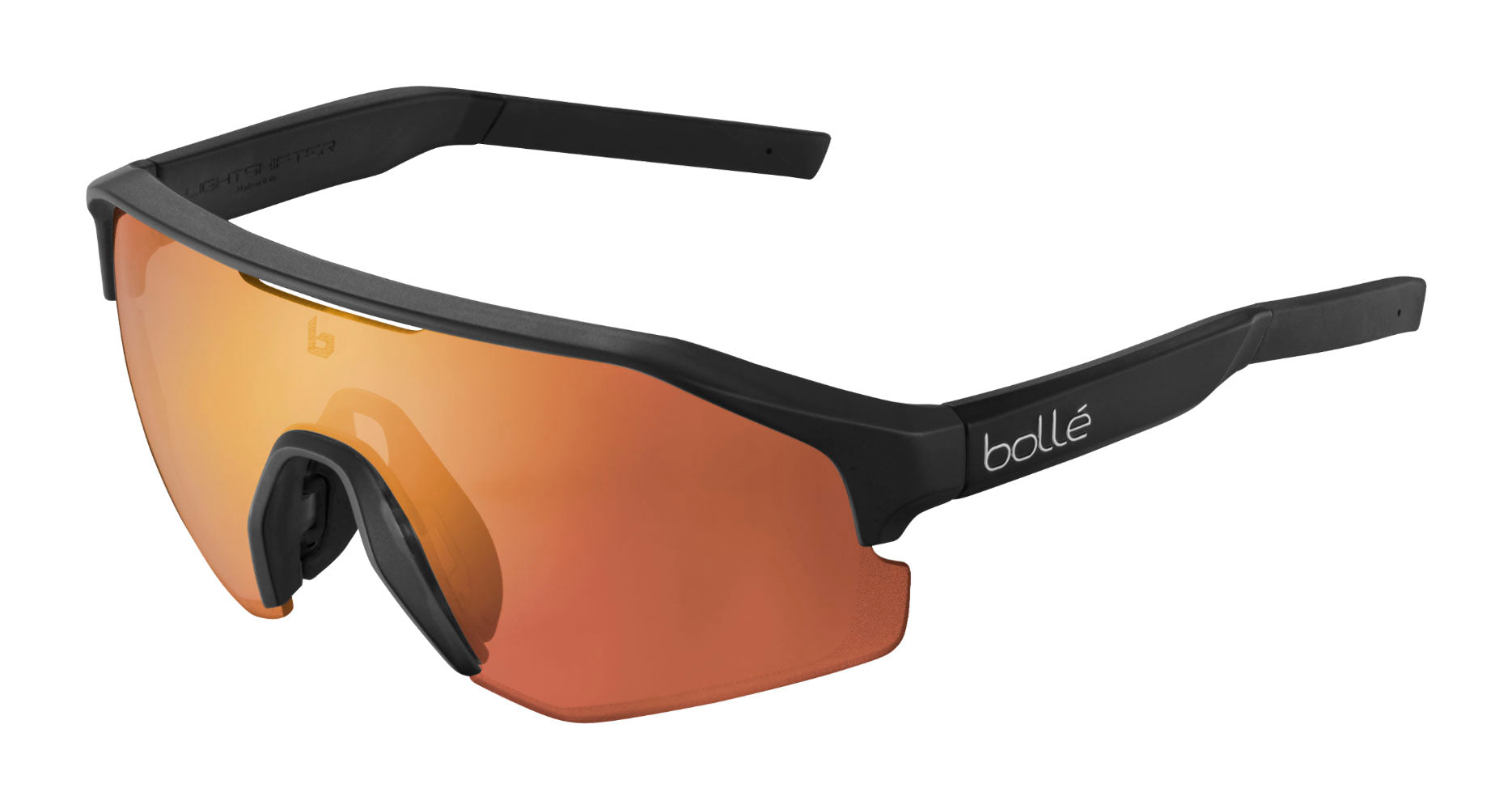 Bolle Lightshifter Sunglasses - Polarized UV Protection for Outdoor Sports & Driving - Perfect for Running, Cycling, and Hiking