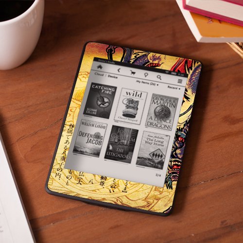 Kindle Paperwhite Skin Kit - Dragon Legend Design Protective Decal Sticker for Kindle Paperwhite E-Reader - Perfect for Reading, Travel & Gifting