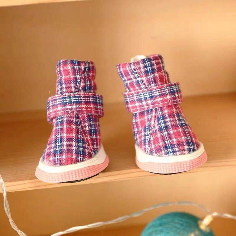 XFYS Non-Slip Waterproof Dog Shoes - Comfortable Pet Footwear for Spring & Fall - Perfect for Outdoor Walks, Hiking & Rainy Day Protection