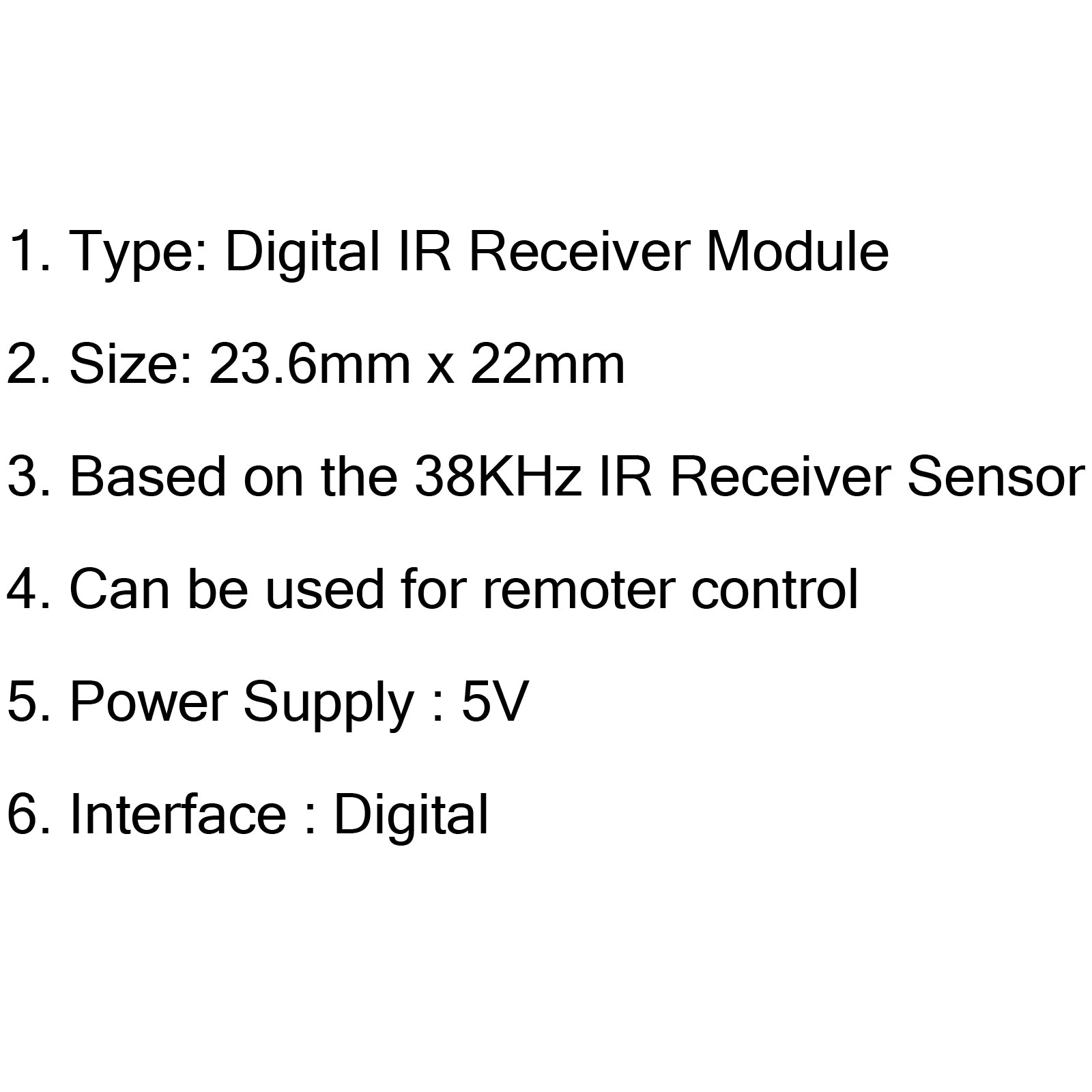 10Pcs 38KHz IR Receiver Sensor Module - Universal Infrared Remote Control Receiver for Arduino, Raspberry Pi, TV, DVD - DIY Electronics Projects & Home Automation