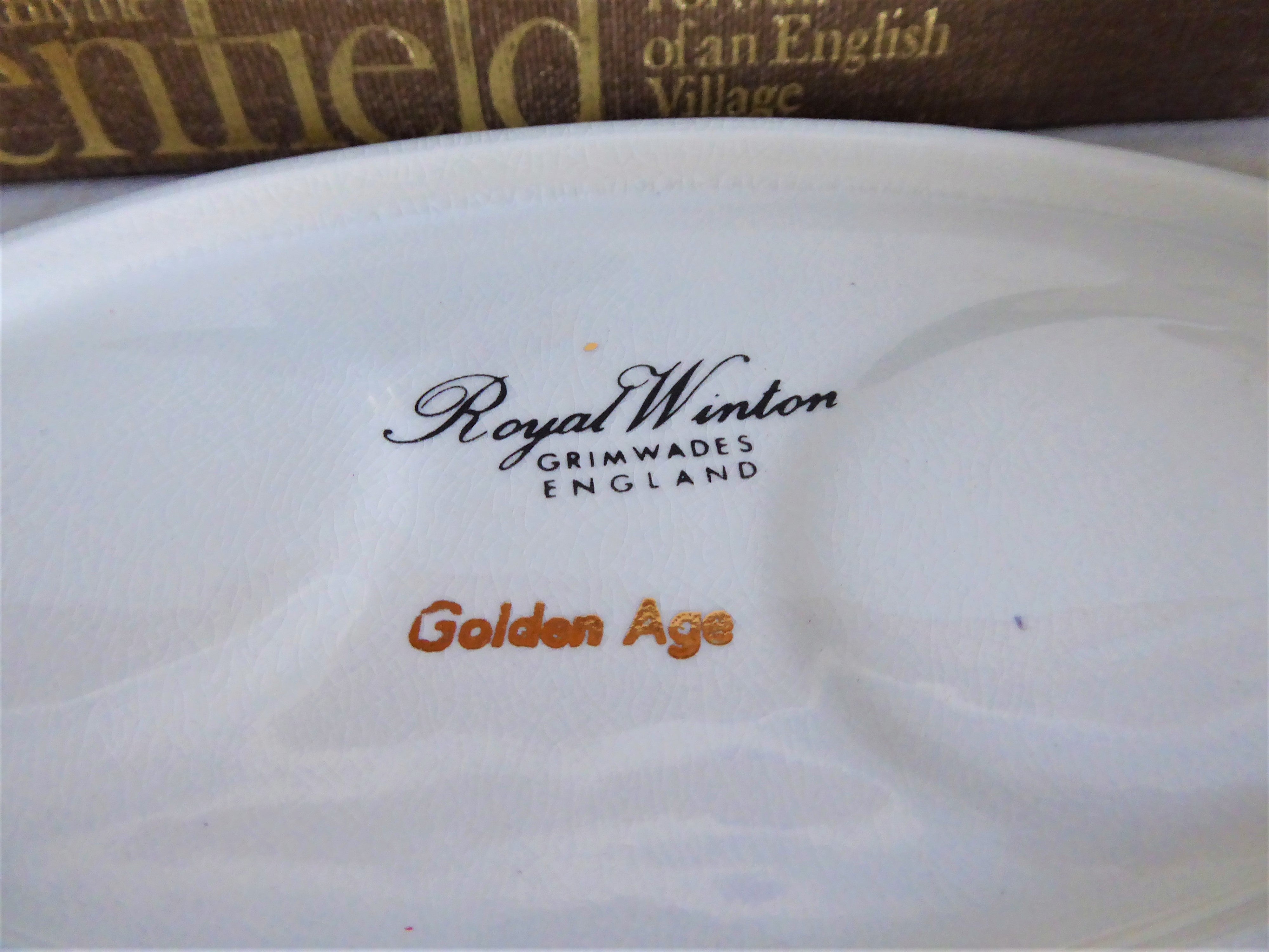Vintage Royal Winton Golden Age Creamer & Sugar Bowl Set with Matching Tray - 1960s Gold Luster China Tea Service for Afternoon Tea & Collectible Display