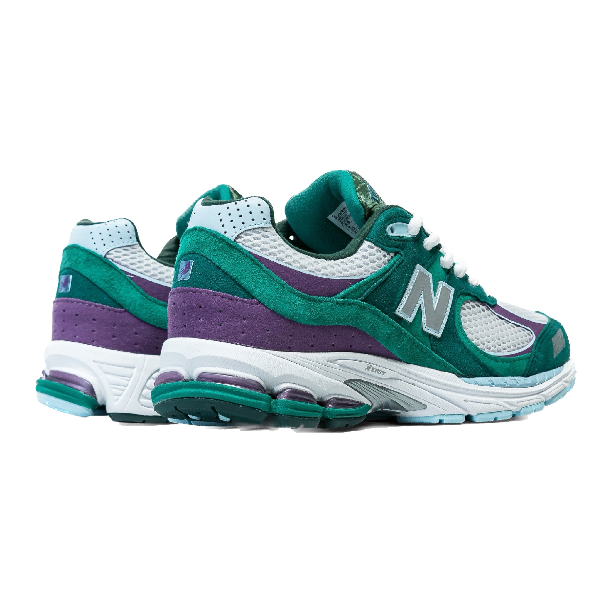 New Balance 2002R Up There Backyard Legends Sneakers - Green, Purple & Grey Colorway - Perfect for Running, Walking & Casual Streetwear Fashion
